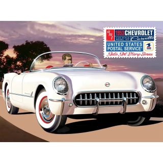 Model Plastikowy - Samochód 1:25 1953 Chevy Corvette (USPS Stamp Series)