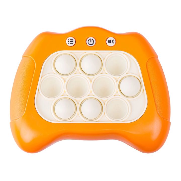 Zabawka Gra Elektroniczna Antystresowa Pop IT Sensoryczna, Wypychanka, Pad, Kontroler POMARAŃCZOWY Przecena 1