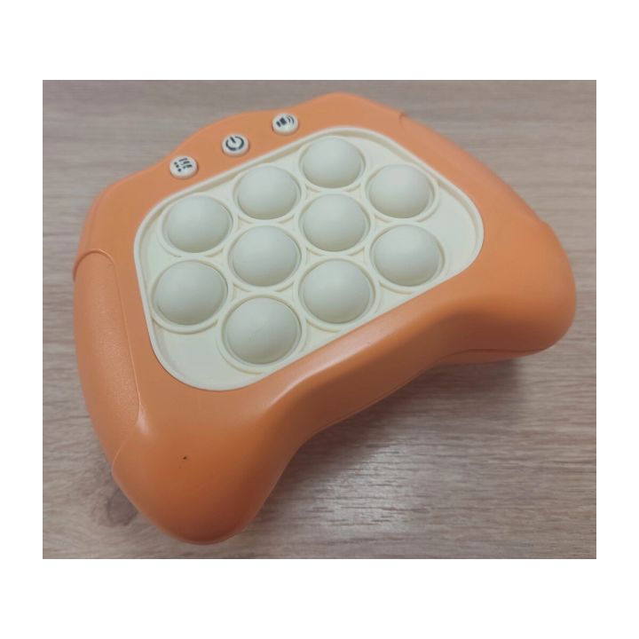 Zabawka Gra Elektroniczna Antystresowa Pop IT Sensoryczna, Wypychanka, Pad, Kontroler POMARAŃCZOWY Przecena 1