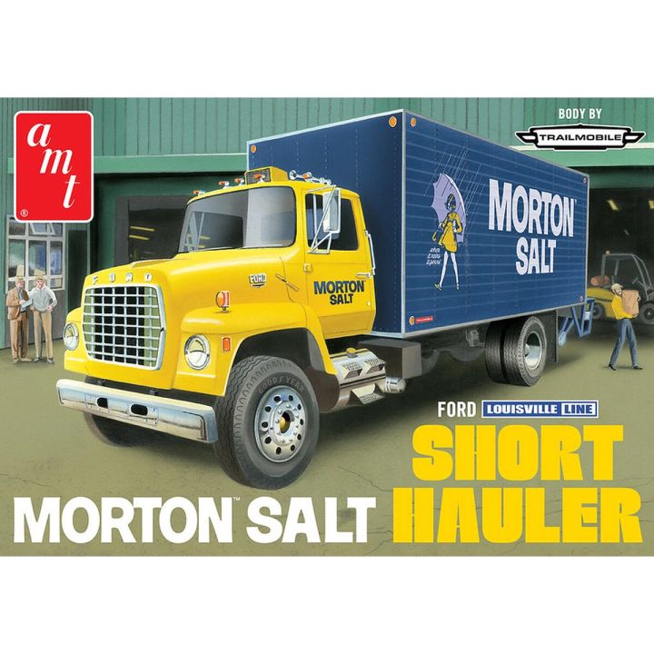 Model Plastikowy - Ciężarówka 1:25 Ford Louisville Short Hauler Morton Salt