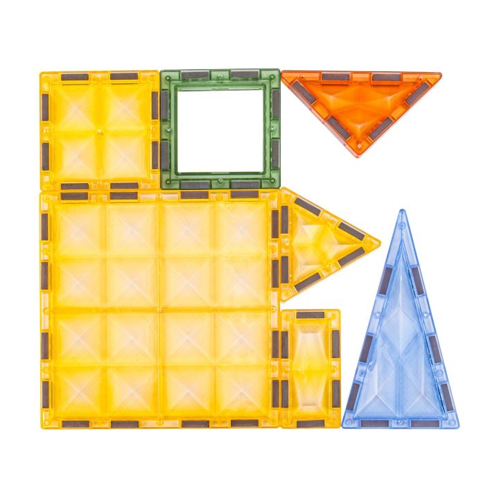 Konstrukcyjne Klocki Magnetyczne Świecące Elementy ZWIERZĘTA 124 El.