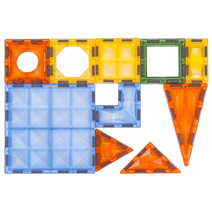 Konstrukcyjne Klocki Magnetyczne Świecące Elementy + Pojazdy 147 El.