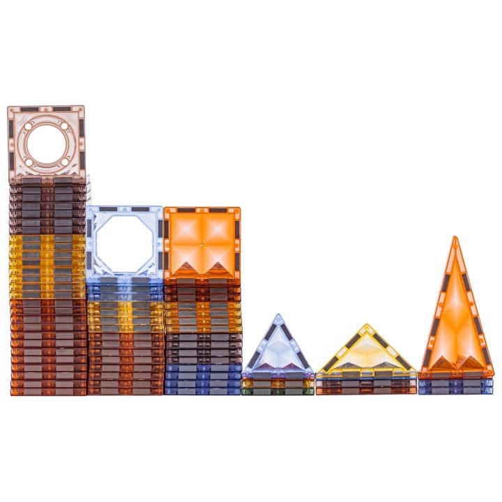 Klocki Magnetyczne Konstrukcyjne TOR KULKOWY Świecące Elementy 174 El. Kulodrom