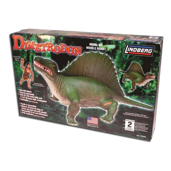 Dimetrodon – Prehistoryczny gad, dinozaur | Model plastikowy do sklejania Lindberg