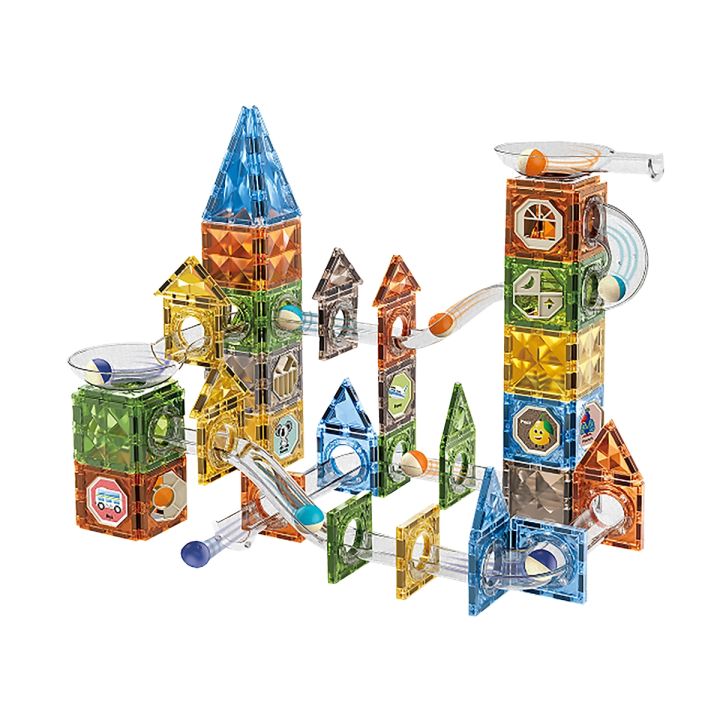 Klocki Magnetyczne Konstrukcyjne TOR KULKOWY 156 El. Kulodrom