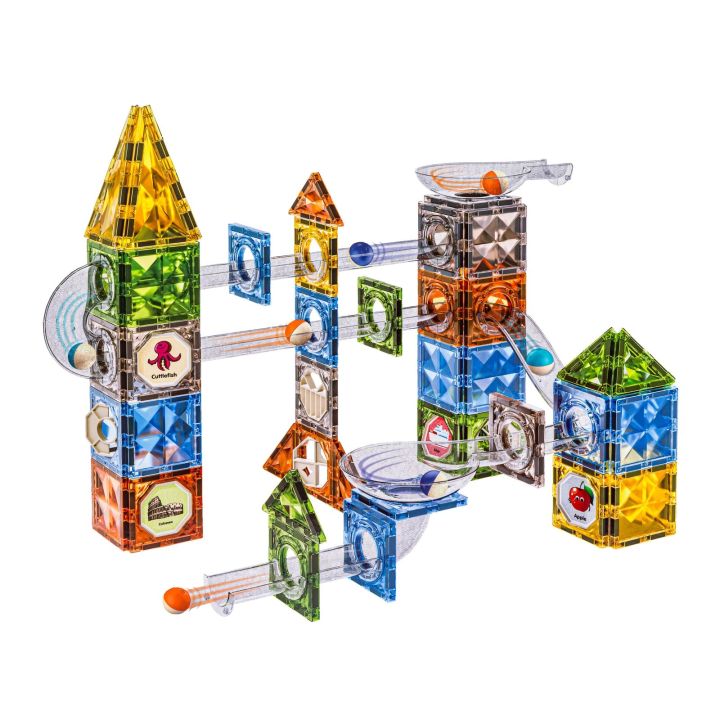 Klocki Magnetyczne Konstrukcyjne TOR KULKOWY 128 El. Kulodrom