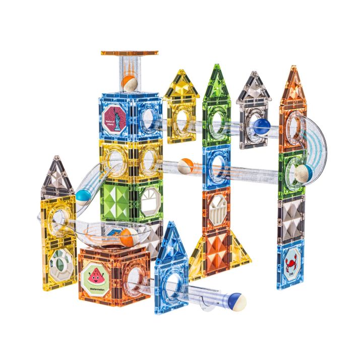 Klocki Magnetyczne Konstrukcyjne TOR KULKOWY 91 El. Kulodrom