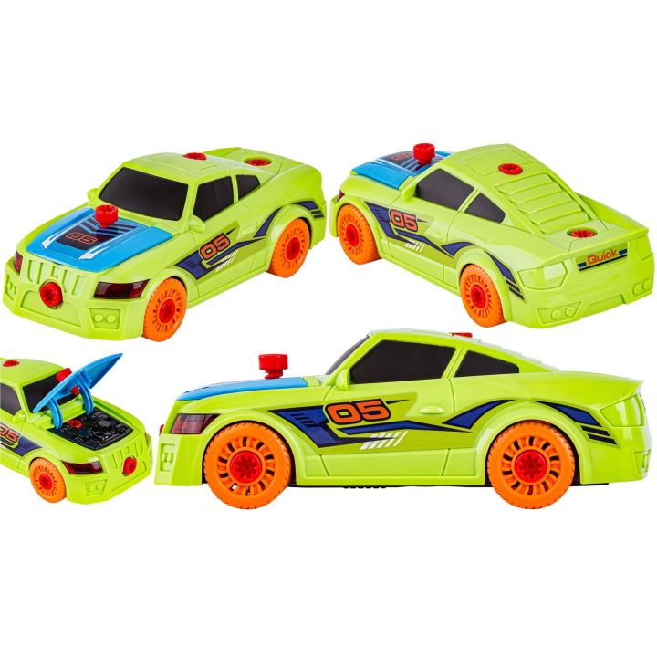 Sportowy Samochód Auto do rozkręcania i skręcania 2w1 TUNING + Wkrętarka