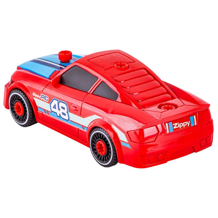 Sportowy Samochód do rozkręcania i skręcania 2w1 TUNING + Wkrętarka