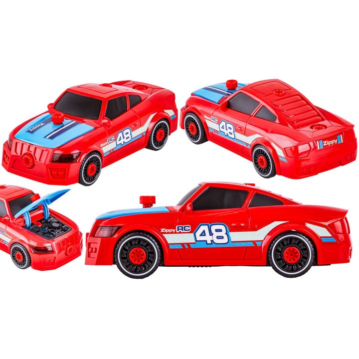 Sportowy Samochód do rozkręcania i skręcania 2w1 TUNING + Wkrętarka