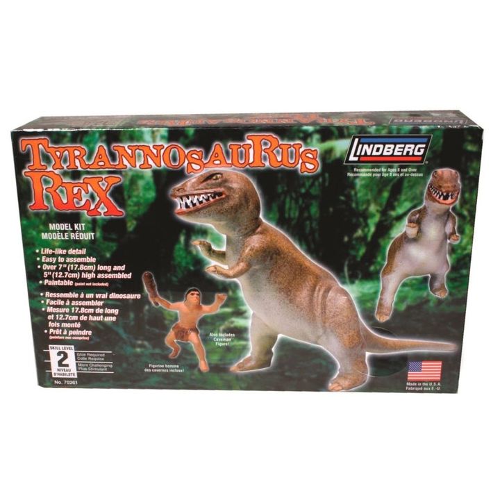 Tyrannosaurus Rex – Król drapieżników, dinozaur | Model plastikowy do sklejania Lindberg