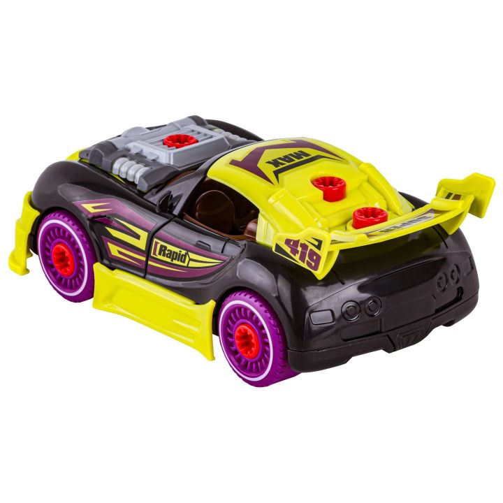 Sportowy Samochód do rozkręcania i skręcania 2w1 TUNING + Wkrętarka