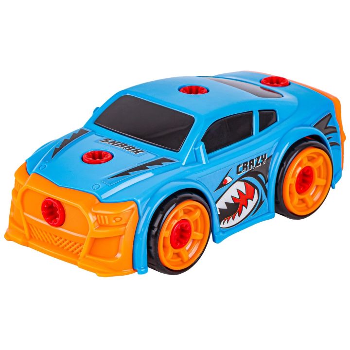 Sportowy Samochód do rozkręcania i skręcania 2w1 TUNING + Wkrętarka