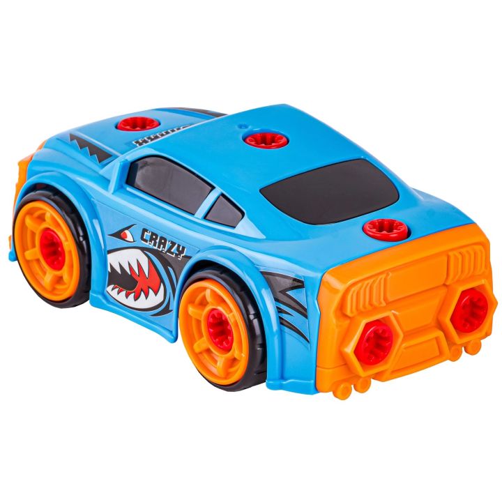 Sportowy Samochód do rozkręcania i skręcania 2w1 TUNING + Wkrętarka