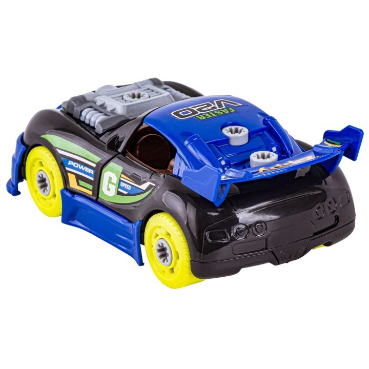 Sportowy, Terenowy Samochód do rozkręcania i skręcania 3w1 TUNING + Wkrętarka, Monster Truck