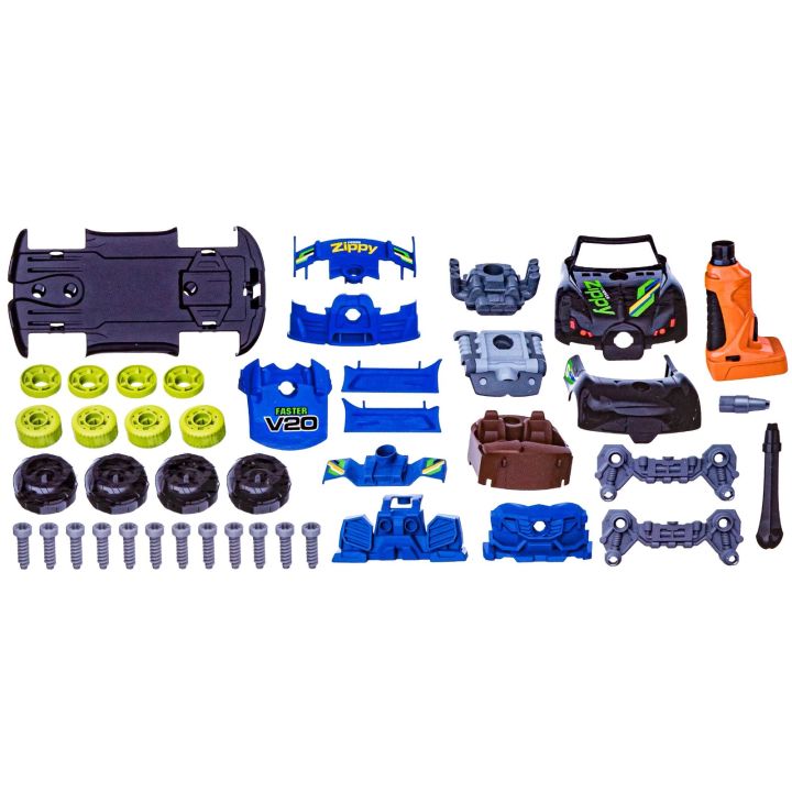 Sportowy, Terenowy Samochód do rozkręcania i skręcania 3w1 TUNING + Wkrętarka, Monster Truck