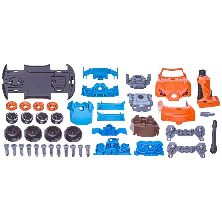 Sportowy, Terenowy Samochód do rozkręcania i skręcania 3w1 TUNING + Wkrętarka, Monster Truck