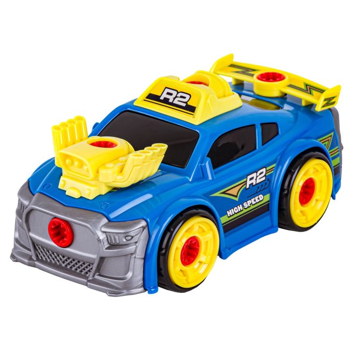 Sportowy, Terenowy Samochód do rozkręcania i skręcania 3w1 TUNING + Wkrętarka, Monster Truck