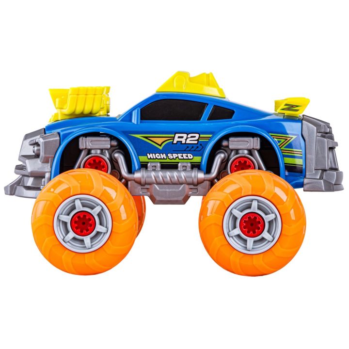 Sportowy, Terenowy Samochód do rozkręcania i skręcania 3w1 TUNING + Wkrętarka, Monster Truck
