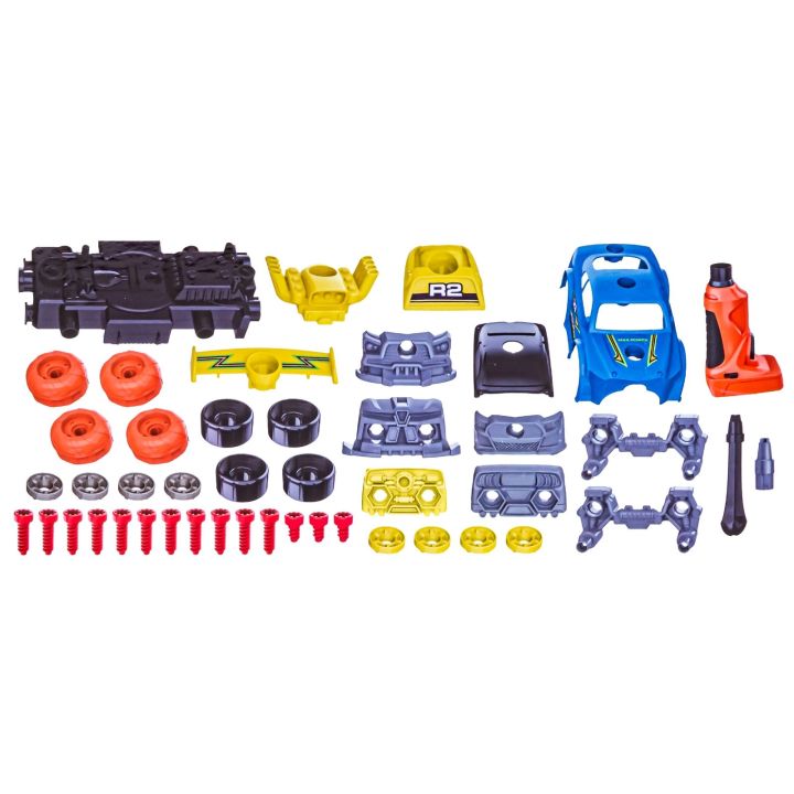 Sportowy, Terenowy Samochód do rozkręcania i skręcania 3w1 TUNING + Wkrętarka, Monster Truck