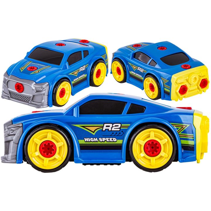 Sportowy, Terenowy Samochód do rozkręcania i skręcania 3w1 TUNING + Wkrętarka, Monster Truck