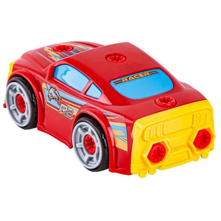 Sportowy, Terenowy Samochód do rozkręcania i skręcania 3w1 TUNING + Wkrętarka Monster Truck