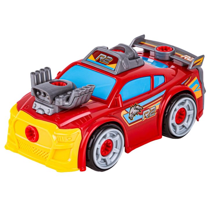 Sportowy, Terenowy Samochód do rozkręcania i skręcania 3w1 TUNING + Wkrętarka Monster Truck