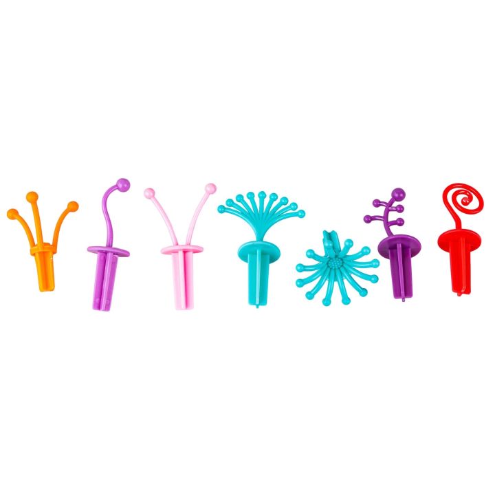 Klocki konstrukcyjne w kuferku, Ogród Kwiatki, Zestaw Do Zbudowania Kwiatowej Kompozycji 135 El.