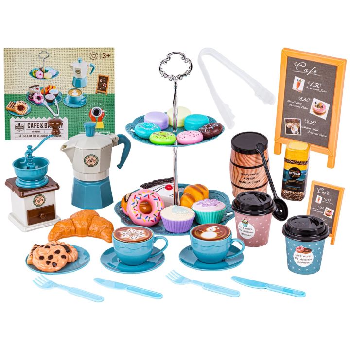 Zestaw kawowy dla dzieci, Kawiarka, Młynek + Akcesoria