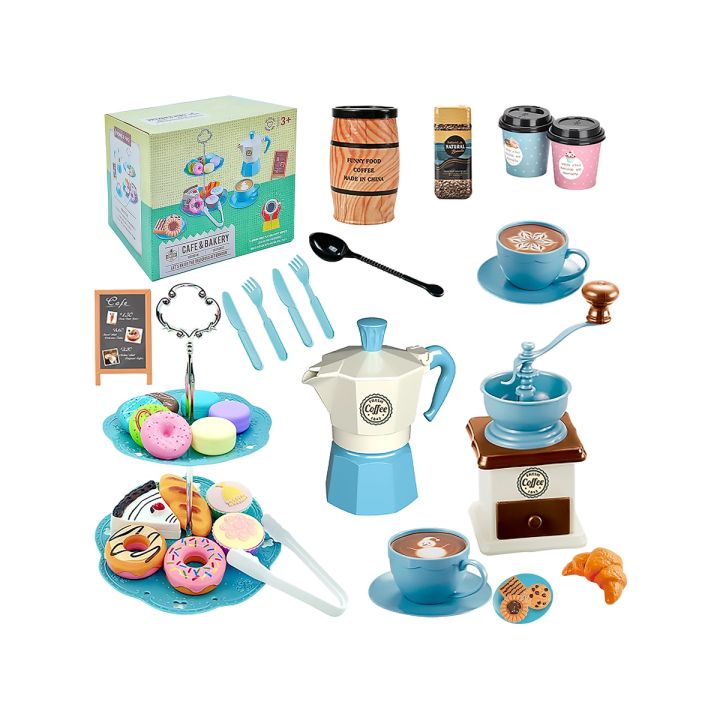 Zestaw kawowy dla dzieci, Kawiarka, Młynek + Akcesoria