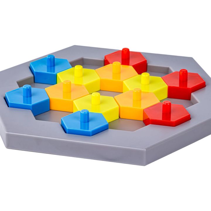 Edukacyjna Gra Logiczna Na Refleks Karty, Układanka "Puzzle Chessboard" Klocki + 30 kart