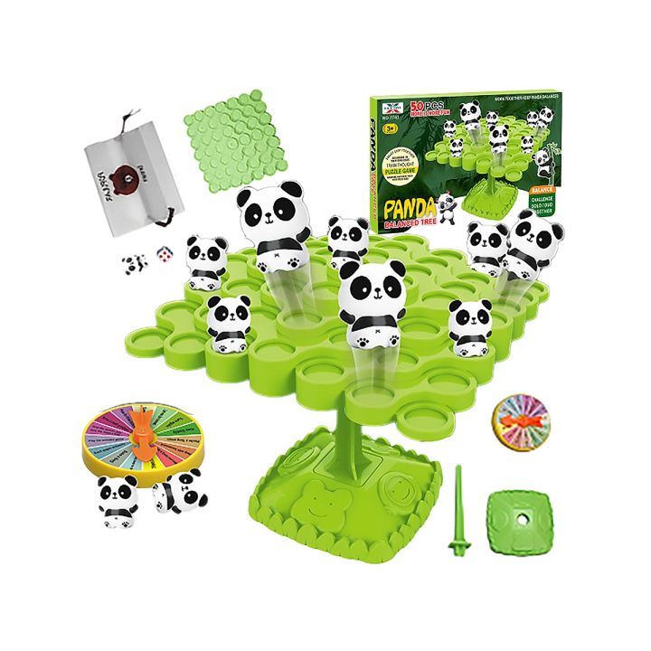 Balansujące Pandy Drzewo Edukacyjna gra dla dzieci "Panda Balanced Tree", Układanka