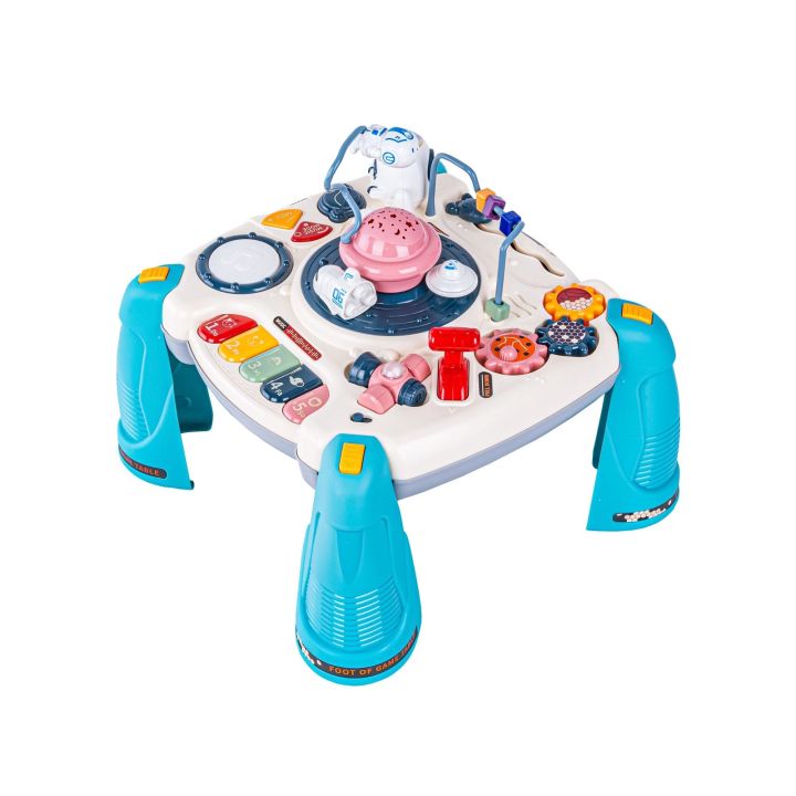 Edukacyjny Interaktywny Stolik Dla Dzieci 2W1 KOSMOS Projektor Niebieski