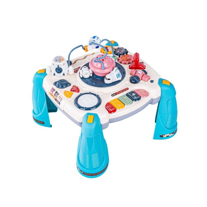 Edukacyjny Interaktywny Stolik Dla Dzieci 2W1 KOSMOS Projektor Niebieski