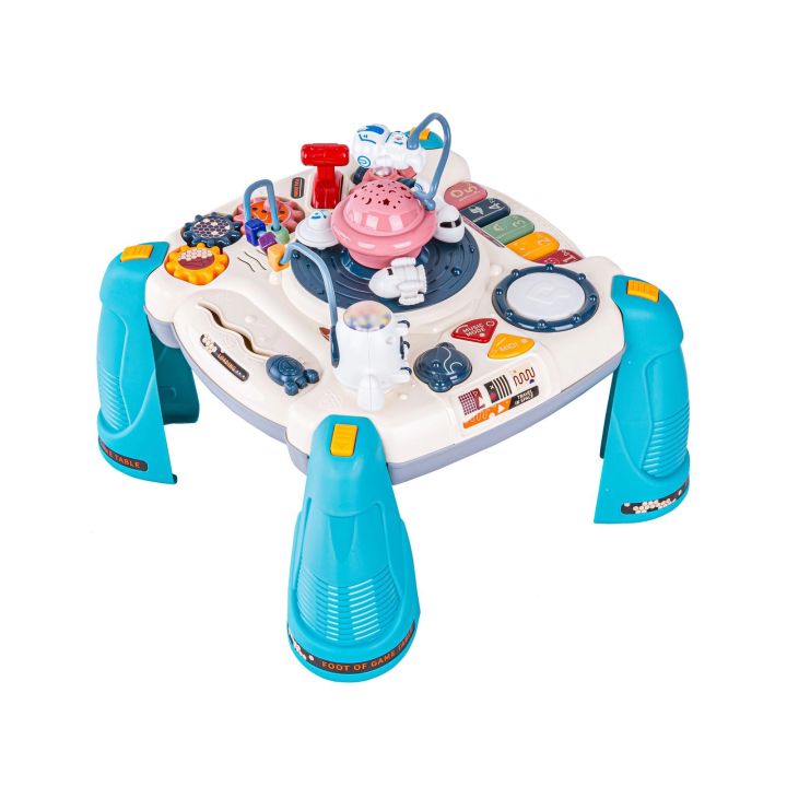 Edukacyjny Interaktywny Stolik Dla Dzieci 2W1 KOSMOS Projektor Niebieski