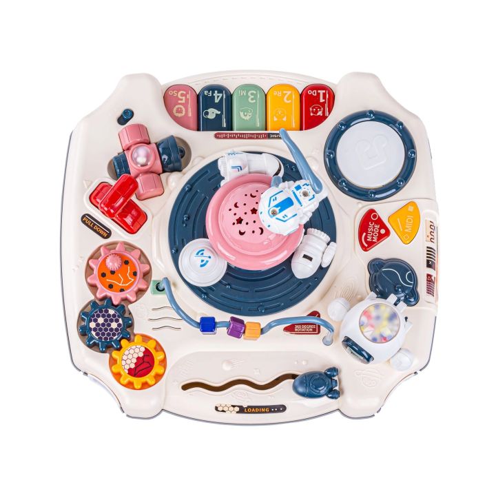 Edukacyjny Interaktywny Stolik Dla Dzieci 2W1 KOSMOS Projektor Niebieski