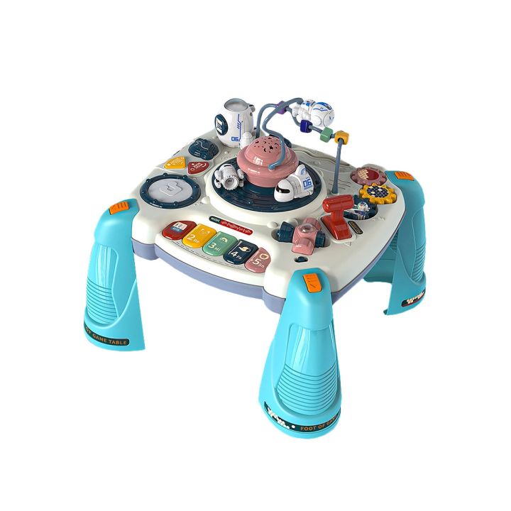 Edukacyjny Interaktywny Stolik Dla Dzieci 2W1 KOSMOS Projektor Niebieski