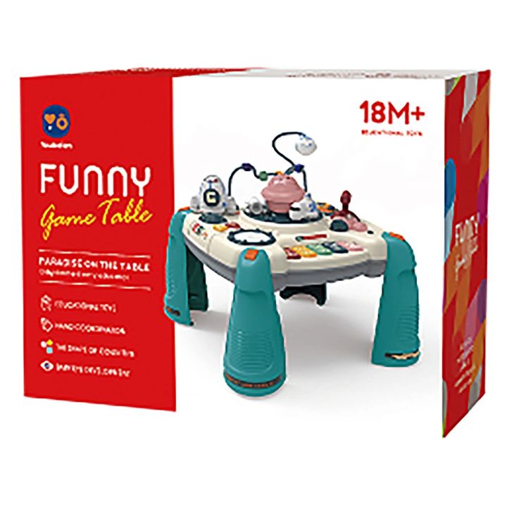 Edukacyjny Interaktywny Stolik Dla Dzieci 2W1 KOSMOS Projektor Niebieski