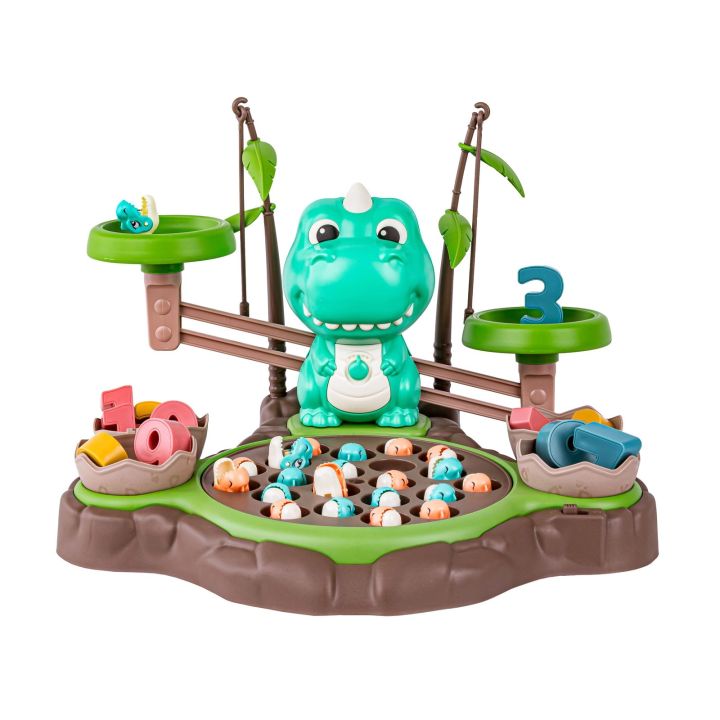 Gra Matematyczna Waga DINOZAUR + Wędkowanie Łowienie Dinozaurów Nauka Liczenia