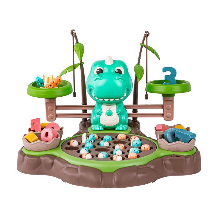 Gra Matematyczna Waga DINOZAUR + Wędkowanie Łowienie Dinozaurów Nauka Liczenia