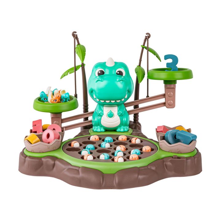Gra Matematyczna Waga DINOZAUR + Wędkowanie Łowienie Dinozaurów Nauka Liczenia