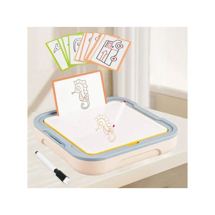 Edukacyjna Tablica Magnetyczna, Zmazywalna 2w1 + Długopis