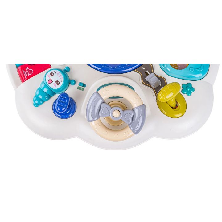 Edukacyjny Interaktywny Muzyczny Stolik Dla Dzieci + Pianinko Niebieski