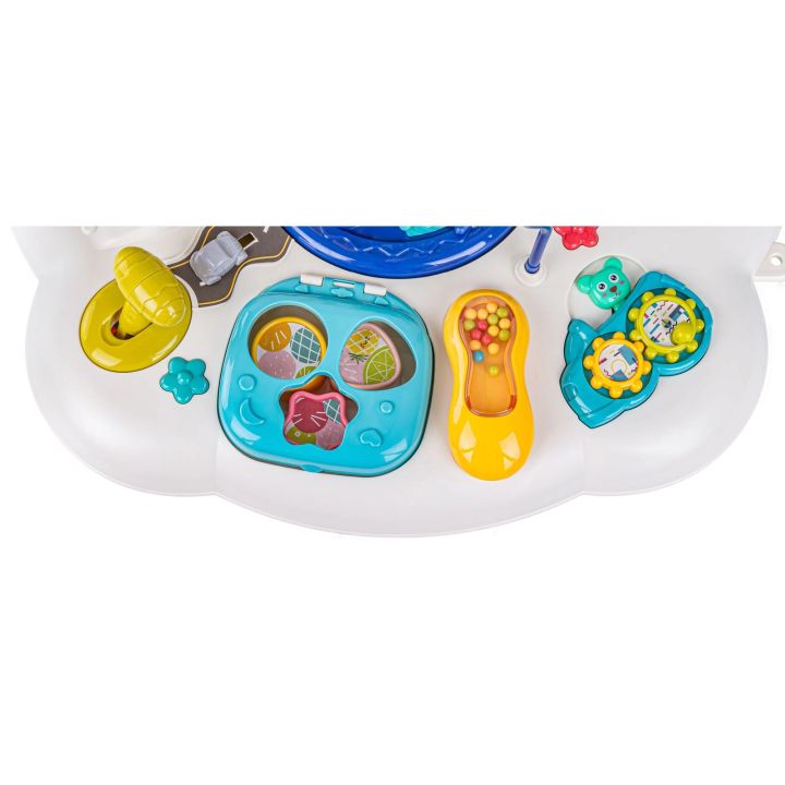 Edukacyjny Interaktywny Muzyczny Stolik Dla Dzieci + Pianinko Niebieski