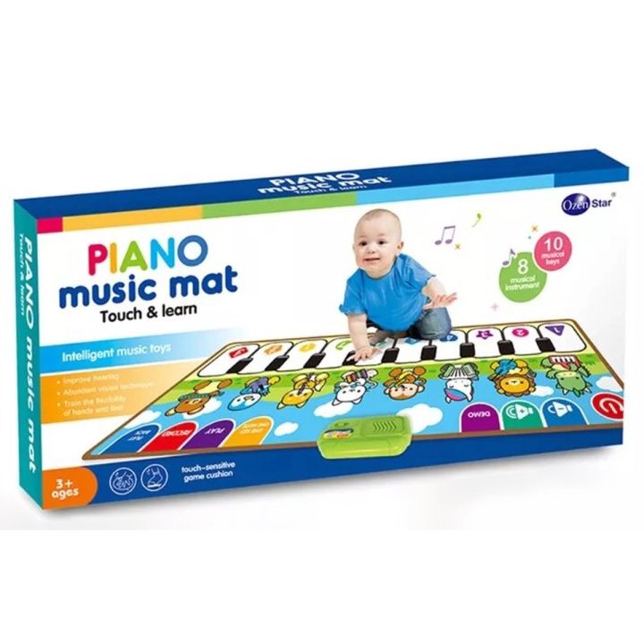 Edukacyjna, Muzyczna Mata Dla Dzieci, Pianino - Muzyka, Instrumenty 80x30cm