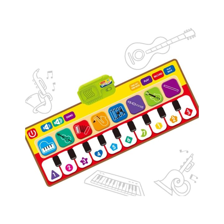 Edukacyjna, Muzyczna Mata Dla Dzieci, Pianino - Muzyka, Instrumenty