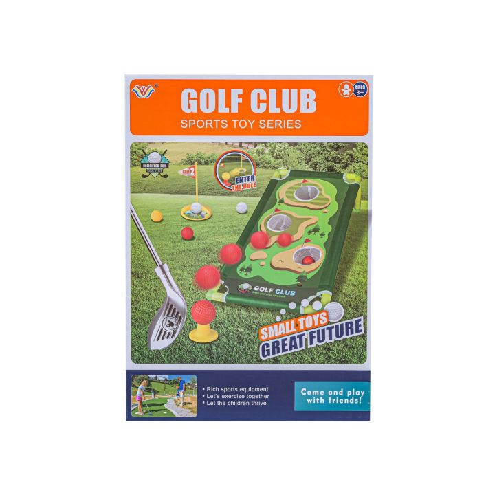 Mini golf, Zestaw dla dzieci do gry w mini golfa, Plansza + Kije + Akcesoria