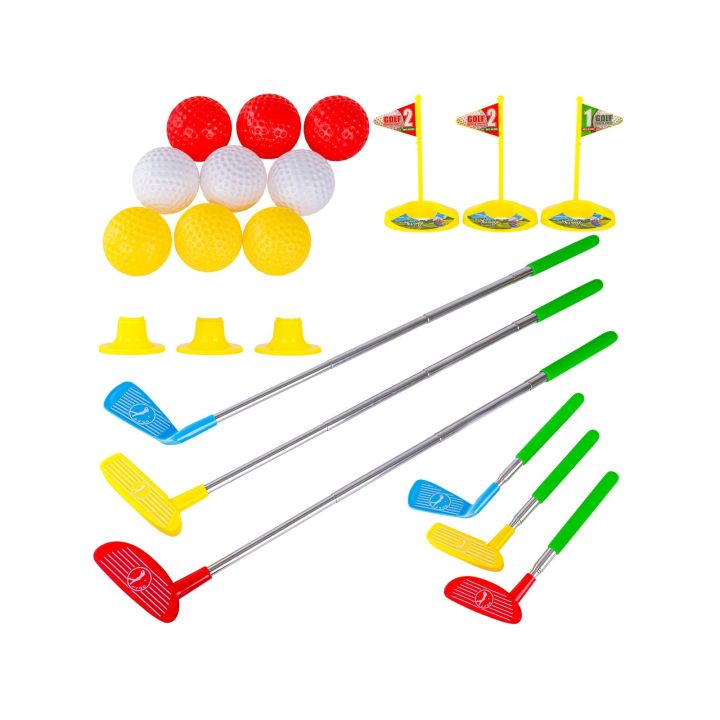 Mini golf, Zestaw dla dzieci do gry w mini golfa, Plansza + Kije + Akcesoria