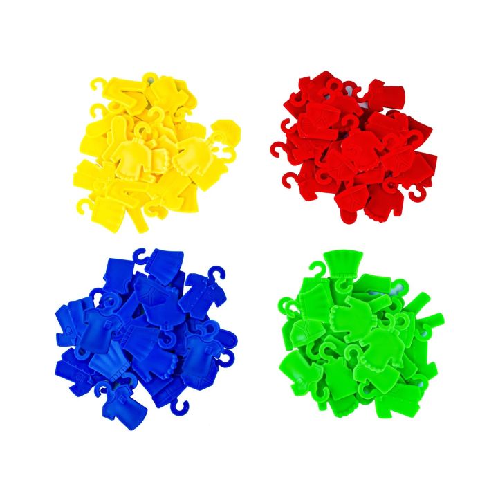 Edukacyjna gra na refleks "Poker Clothes Game", Układanka Ułóż Pranie Ubrania