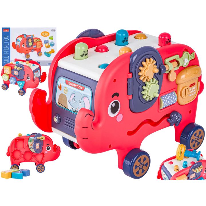 Edukacyjny, Interaktywny Zabawny Słonik, Funny Cartoon Elephant, Wesoły Słoń